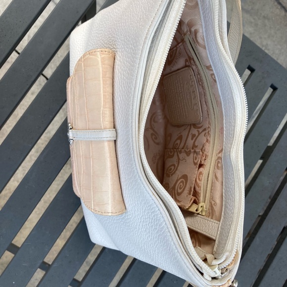 Brighton bag, ecru and sand. Like new. - Picture 9 of 10